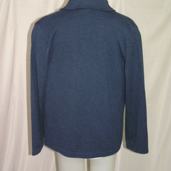 Ralph Lauren Purple Label Blue 100% Cashmere Sweater Jacket XL NWT